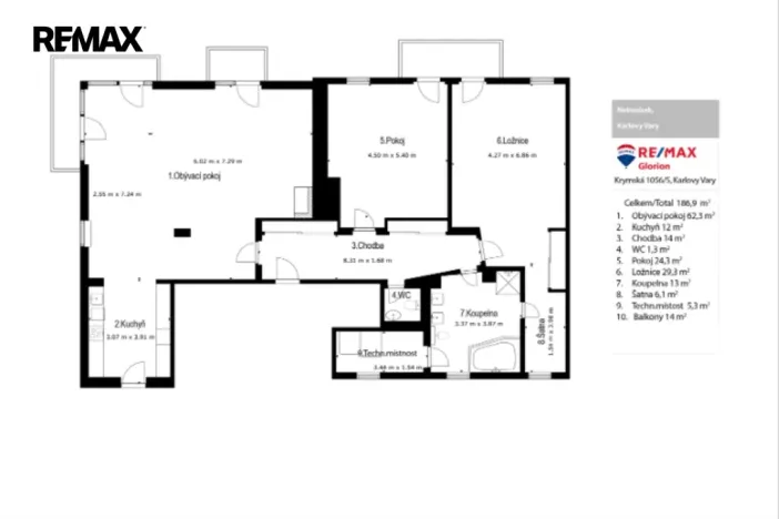 Prodej bytu 3+kk, Karlovy Vary, Nebozízek, 155 m2