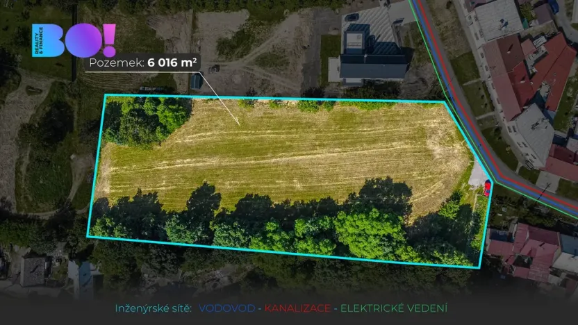 Prodej pozemku pro bydlení, Stará Ves, 6016 m2
