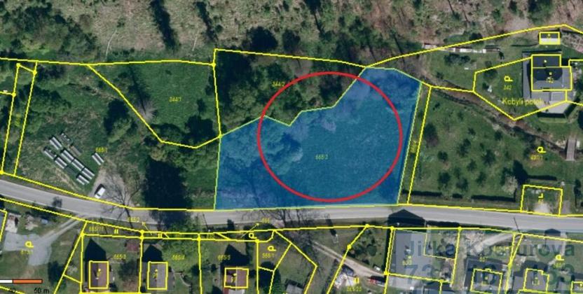 Prodej pozemku pro bydlení, Hošťálkovy - Staré Purkartice, 3379 m2