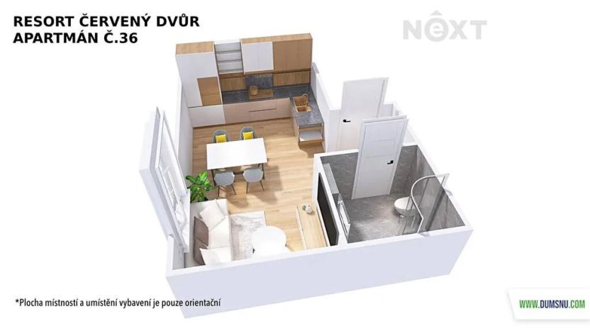 Prodej bytu 2+kk, Rapotín, Výzkumníků, 33 m2