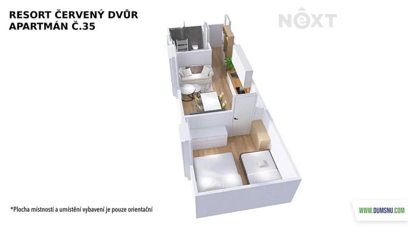 Prodej bytu 2+kk, Rapotín, Výzkumníků, 34 m2