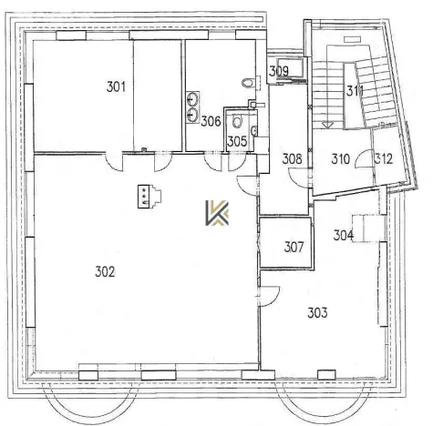Pronájem kanceláře, Praha - Krč, U Habrovky, 160 m2