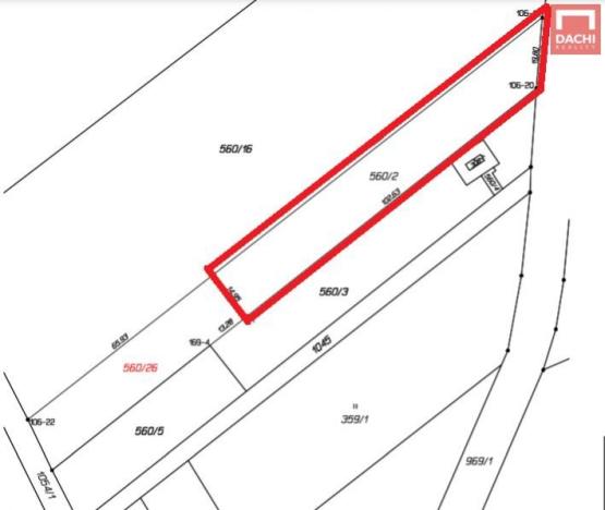 Prodej pozemku pro bydlení, Štarnov, 1607 m2