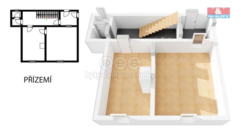 Prodej rodinného domu, Třebíz, 91 m2