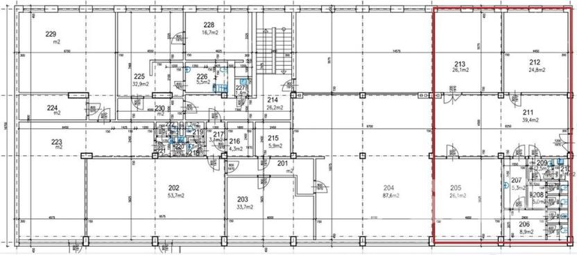 Pronájem kanceláře, Brno, Juliánovské náměstí, 142 m2