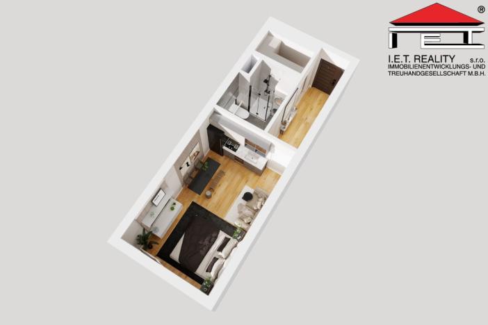 Prodej bytu 1+kk, Brno, Charbulova, 32 m2