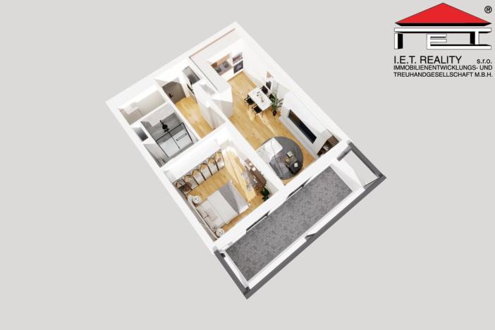 Prodej bytu 2+kk, Brno, Charbulova, 52 m2