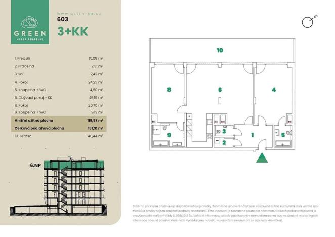 Prodej bytu 3+kk, Mladá Boleslav, 132 m2