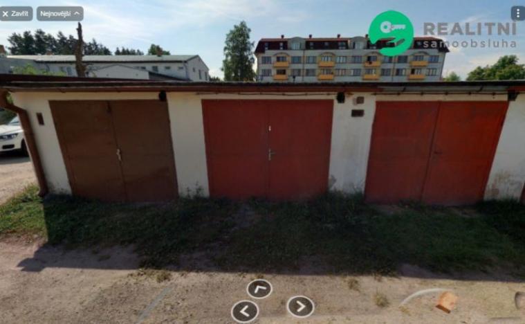 Prodej garáže, Třeboň, Boženy Němcové, 18 m2
