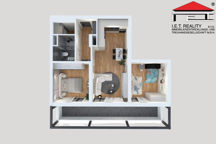 Prodej bytu 3+kk, Brno, Charbulova, 62 m2