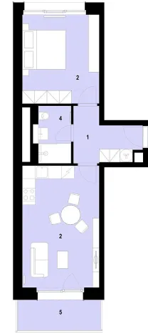 Prodej bytu 2+kk, Brno, Plynárenská, 47 m2