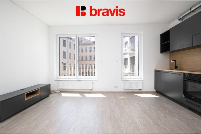 Pronájem bytu 2+kk, Brno, Trnitá, 47 m2