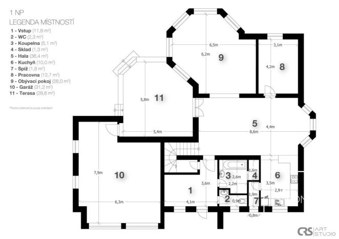 Prodej rodinného domu, Hořovice, Lipová, 495 m2