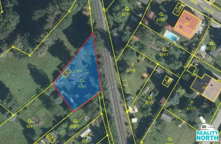 Prodej zahrady, Hejnice, 627 m2