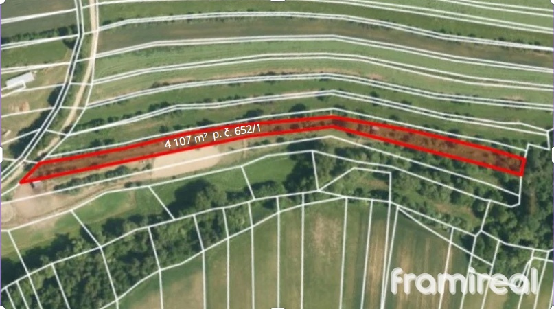 Prodej zahrady, Zbraslav, 4107 m2
