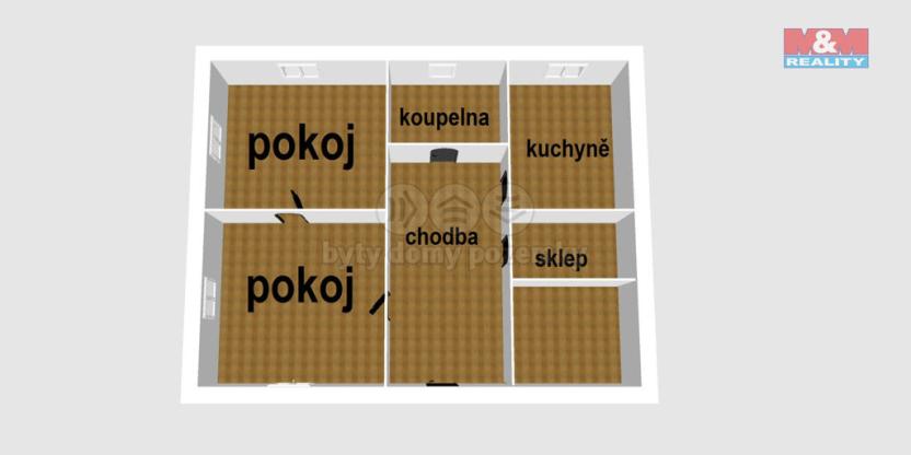 Prodej rodinného domu, Červený Kostelec - Olešnice, 75 m2