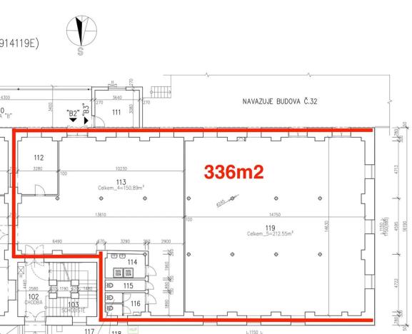 Pronájem skladu, Šternberk, Nádražní, 336 m2