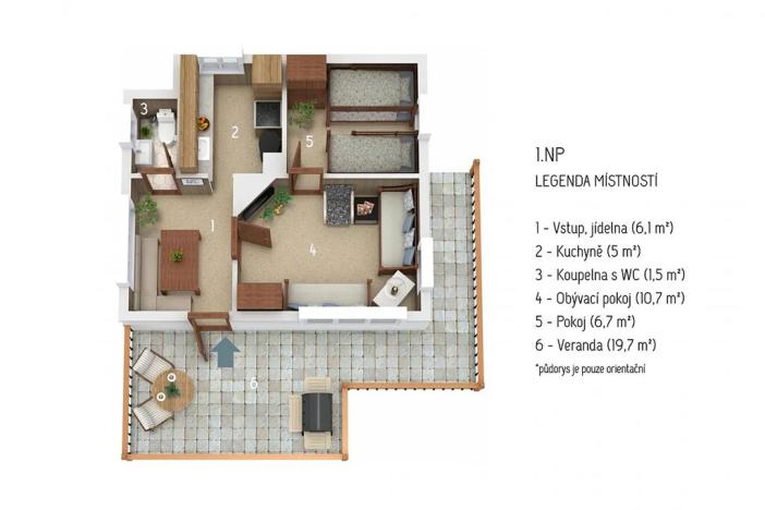 Prodej chaty, Milešov, 53 m2