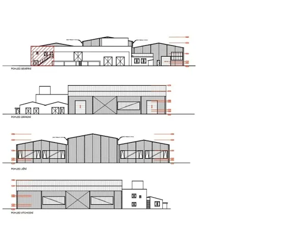 Pronájem skladu, Mníšek pod Brdy, 2210 m2