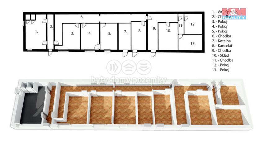 Prodej činžovního domu, Čáslav - Čáslav-Nové Město, Úzká ulička, 217 m2