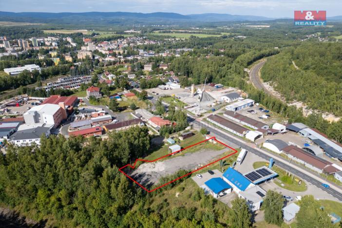 Pronájem komerčního pozemku, Chodov, Horní, 2200 m2