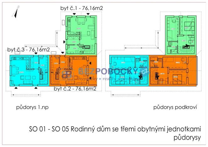 Prodej bytu 4+kk, Malá Losenice, 76 m2