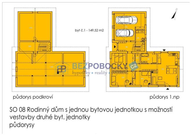 Prodej bytu 4+kk, Malá Losenice, 76 m2