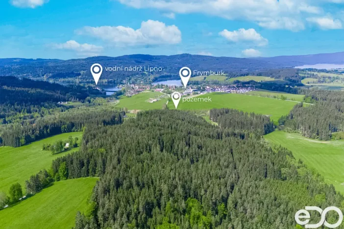 Prodej pozemku pro bydlení, Frymburk, 5934 m2