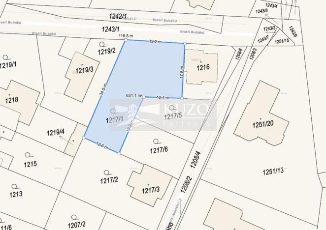 Prodej pozemku pro bydlení, Kosmonosy, 636 m2