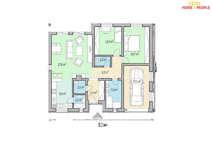 Prodej rodinného domu, Machová, 136 m2