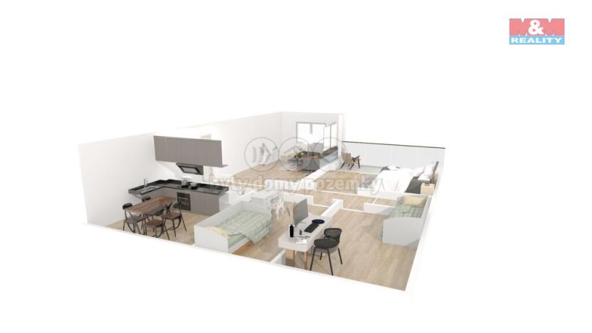 Prodej bytu 4+1, Spálené Poříčí, Zámecká, 83 m2