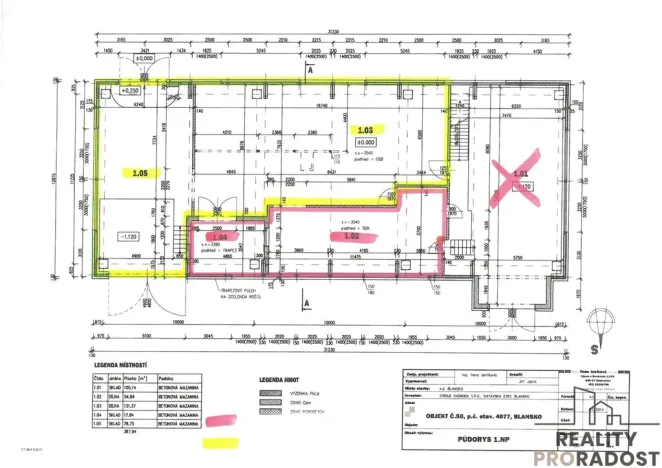Pronájem skladu, Blansko, 280 m2