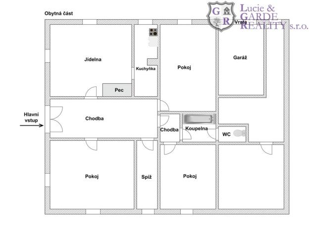 Prodej rodinného domu, Dražíč, 175 m2