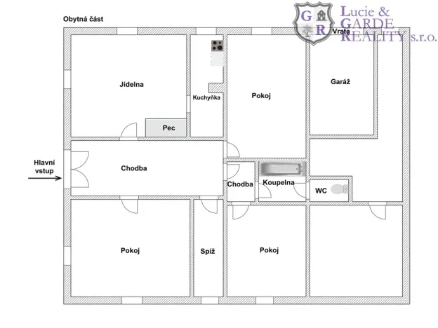 Prodej rodinného domu, Dražíč, 175 m2