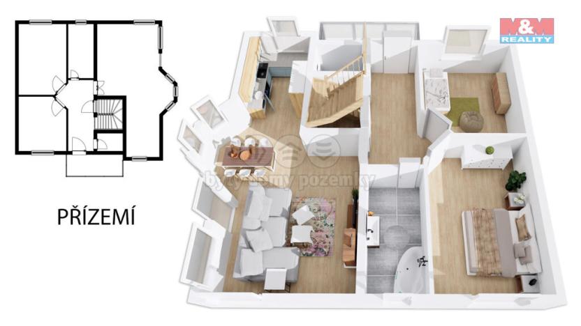 Prodej rodinného domu, Velké Přílepy, Pláničkova, 170 m2