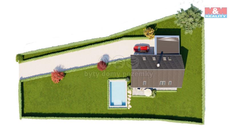 Prodej pozemku pro bydlení, Stružná - Horní Tašovice, 1715 m2