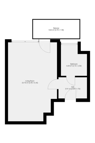 Pronájem bytu 1+kk, Praha - Vysočany, Kolbenova, 33 m2