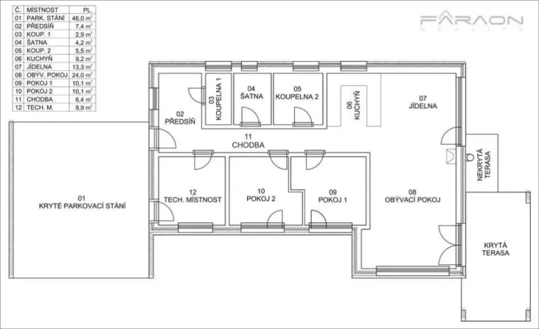 Prodej rodinného domu, Mukařov - Srbín, Bezová, 132 m2