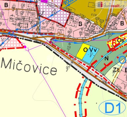 Prodej pozemku pro bydlení, Mičovice, 964 m2