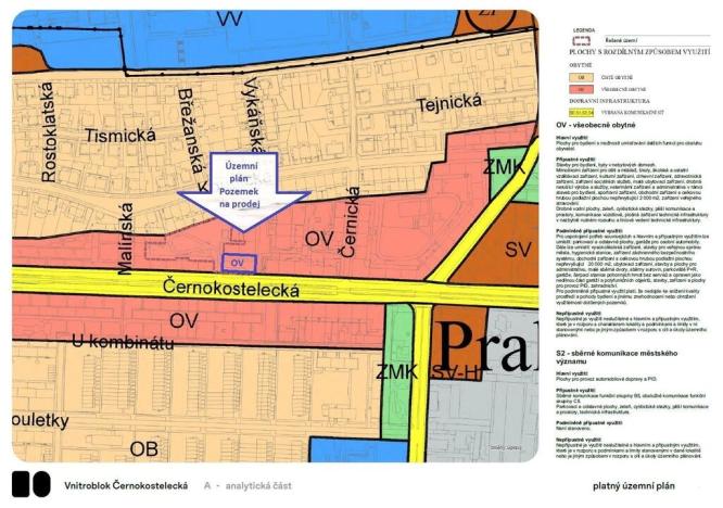 Prodej pozemku, Praha, Černokostelecká, 750 m2