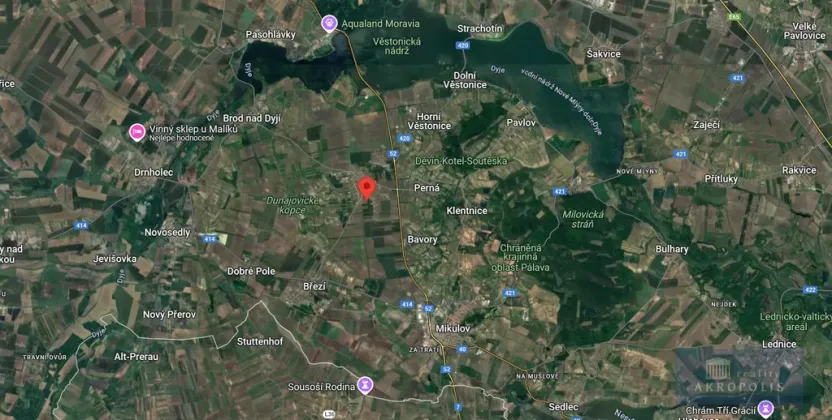 Prodej pozemku pro bydlení, Dolní Dunajovice, Pálavská, 631 m2