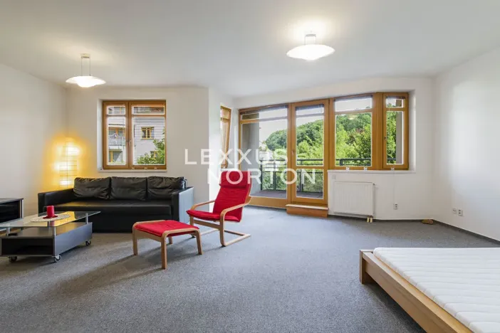 Pronájem bytu 1+kk, Praha - Košíře, Naskové, 60 m2