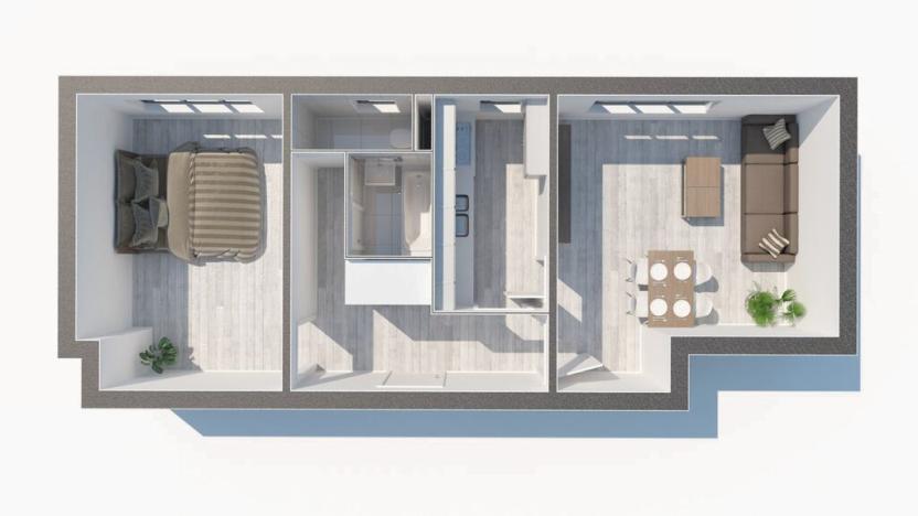 Prodej bytu 2+1, České Budějovice - České Budějovice 5, Dobrovodská, 51 m2