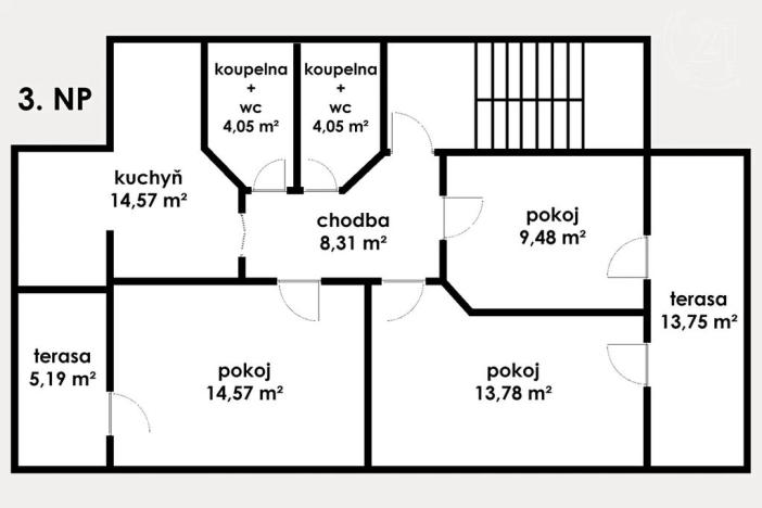 Prodej rodinného domu, Most, 312 m2
