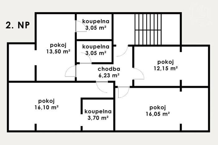 Prodej ubytování, Most, 312 m2