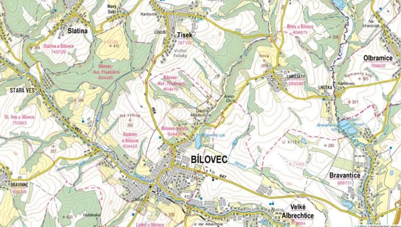 Prodej komerčního pozemku, Tísek, 3207 m2