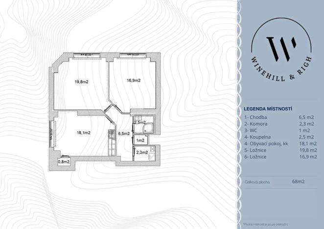 Prodej bytu 3+kk, Praha - Nusle, Žateckých, 74 m2