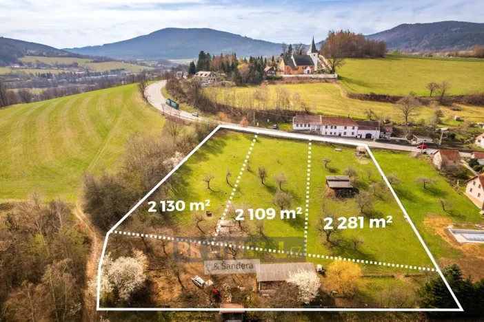 Prodej pozemku pro bydlení, Prachatice - Staré Prachatice, 2109 m2