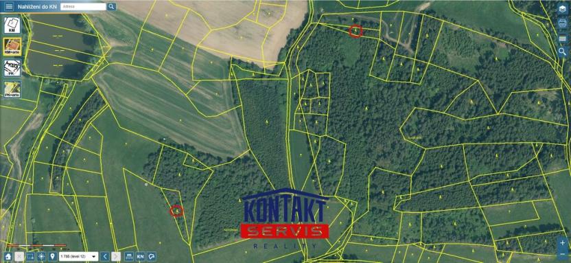 Prodej lesa, Čepřovice, 2819 m2