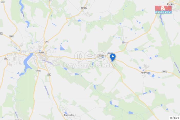 Prodej pozemku pro bydlení, Záborná, 970 m2